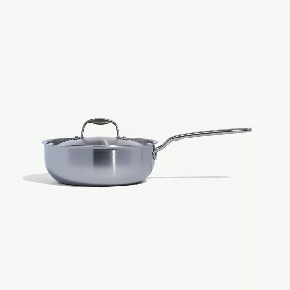 MADE IN Cookware 3 QT Stainless Clad Saucier with Lid